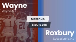 Matchup: Wayne vs. Roxbury  2017