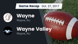 Recap: Wayne vs. Wayne Valley  2017