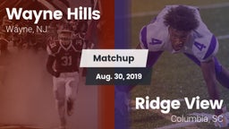 Matchup: Wayne vs. Ridge View  2019