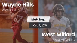 Matchup: Wayne vs. West Milford  2019