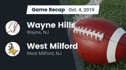Recap: Wayne Hills  vs. West Milford  2019