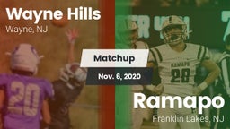 Matchup: Wayne vs. Ramapo  2020