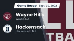 Recap: Wayne Hills  vs. Hackensack  2022