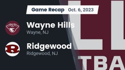 Recap: Wayne Hills  vs. Ridgewood  2023