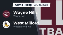Recap: Wayne Hills  vs. West Milford  2023