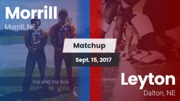 Matchup: Morrill vs. Leyton  2017