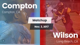 Matchup: Compton vs. Wilson  2017