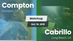 Matchup: Compton vs. Cabrillo  2018