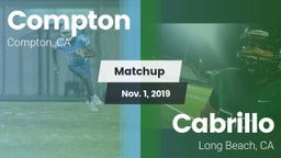 Matchup: Compton vs. Cabrillo  2019