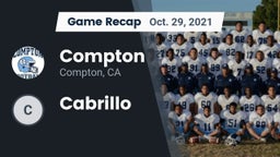 Recap: Compton  vs. Cabrillo 2021