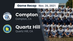 Recap: Compton  vs. Quartz Hill  2021