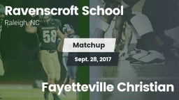 Matchup: Ravenscroft School vs. Fayetteville Christian 2017