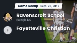 Recap: Ravenscroft School vs. Fayetteville Christian 2017