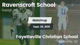 Matchup: Ravenscroft School vs. Fayetteville Christian School 2018