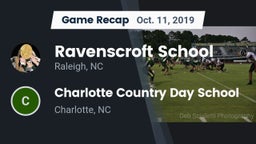 Recap: Ravenscroft School vs. Charlotte Country Day School 2019
