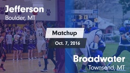 Matchup: Jefferson vs. Broadwater  2016