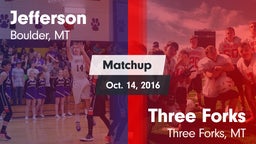 Matchup: Jefferson vs. Three Forks  2016