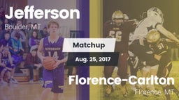 Matchup: Jefferson vs. Florence-Carlton  2017