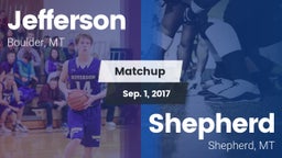 Matchup: Jefferson vs. Shepherd  2017