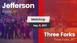 Matchup: Jefferson vs. Three Forks  2017