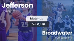 Matchup: Jefferson vs. Broadwater  2017