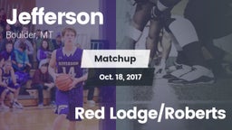 Matchup: Jefferson vs. Red Lodge/Roberts 2017