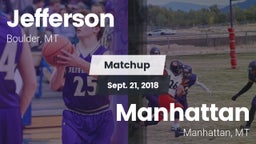 Matchup: Jefferson vs. Manhattan  2018
