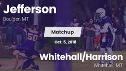 Matchup: Jefferson vs. Whitehall/Harrison  2018