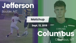 Matchup: Jefferson vs. Columbus  2019