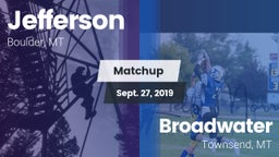 Matchup: Jefferson vs. Broadwater  2019