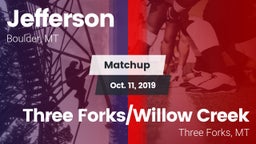 Matchup: Jefferson vs. Three Forks/Willow Creek  2019