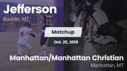 Matchup: Jefferson vs. Manhattan/Manhattan Christian  2019