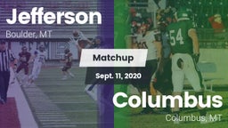 Matchup: Jefferson vs. Columbus  2020