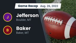 Recap: Jefferson  vs. Baker  2022