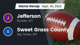 Recap: Jefferson  vs. Sweet Grass County  2022