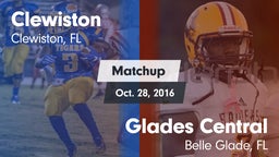 Matchup: Clewiston vs. Glades Central  2016
