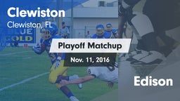 Matchup: Clewiston vs. Edison 2016
