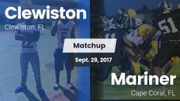 Matchup: Clewiston vs. Mariner  2017