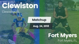 Matchup: Clewiston vs. Fort Myers  2018