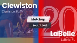 Matchup: Clewiston vs. LaBelle  2018
