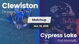 Matchup: Clewiston vs. Cypress Lake  2018