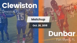 Matchup: Clewiston vs. Dunbar  2018