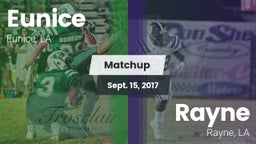 Matchup: Eunice vs. Rayne  2017