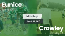 Matchup: Eunice vs. Crowley  2017