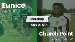 Matchup: Eunice vs. Church Point  2017