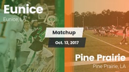 Matchup: Eunice vs. Pine Prairie  2017