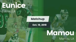 Matchup: Eunice vs. Mamou  2018
