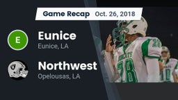 Recap: Eunice  vs. Northwest  2018