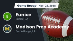 Recap: Eunice  vs. Madison Prep Academy 2018