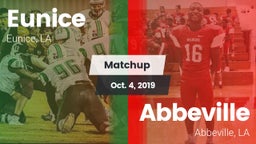 Matchup: Eunice vs. Abbeville  2019